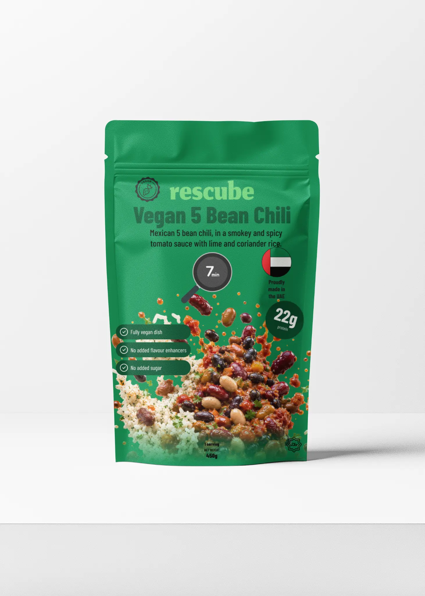 Vegan 5 Bean Chili dinner bag